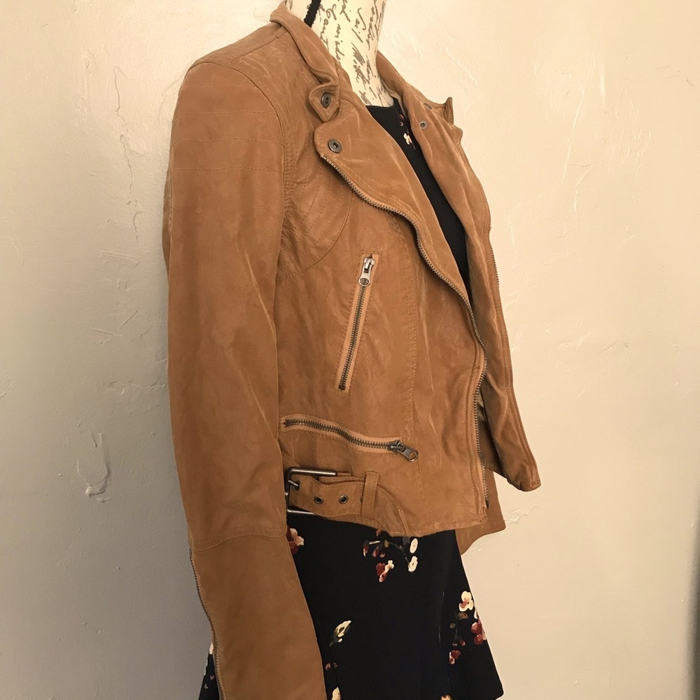 NWT- Free People Felix Moto Vegan Leather Jacket